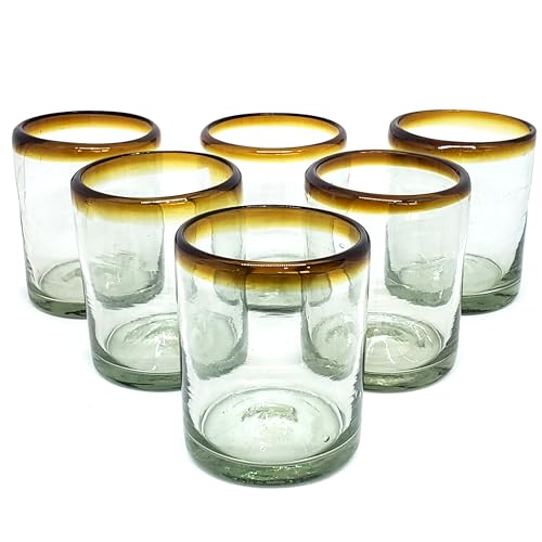 Amber Rim 10 oz Tumblers (10 oz Tumbler)