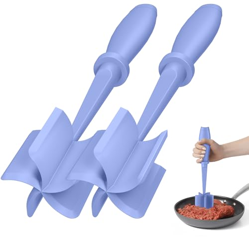 2Pack Meat Chopper Upgrade Hamburger Smasher (Purple / 2 Pack)