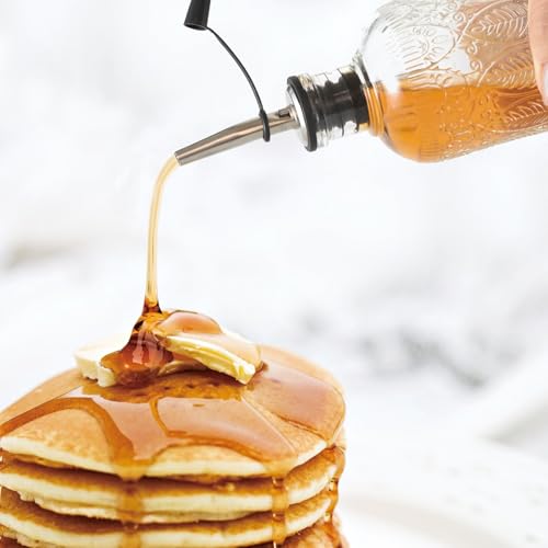 Retro Glass Syrup Dispenser Bottle 7oz