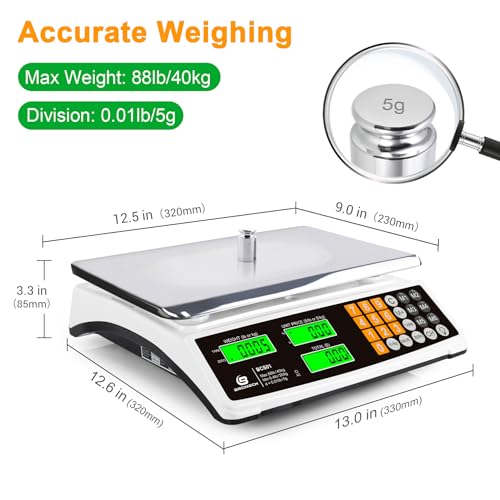 Price Computing Scale 88lb (Flat Platform)