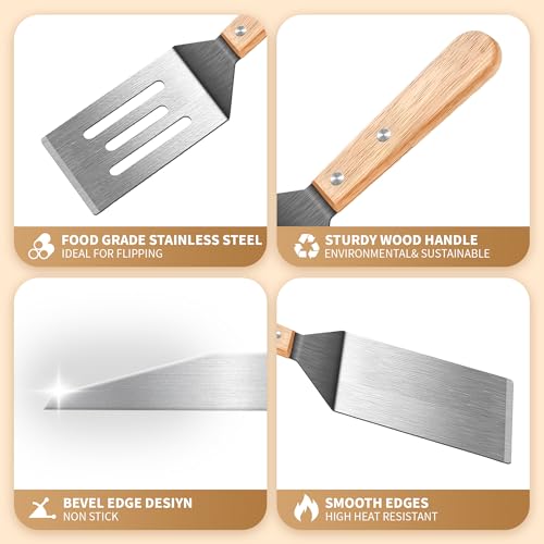 Stainless Steel Spatula Set (2 PCS)