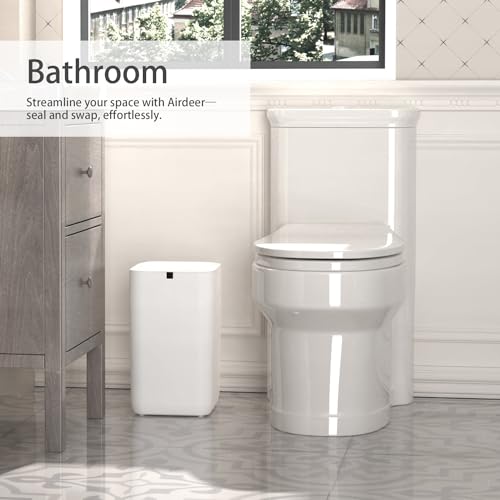 Automatic Trash Can (4.0 Gallon-White Line)