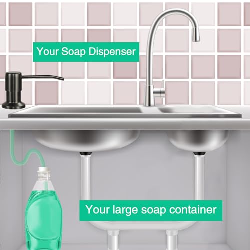 Soap Dispenser for Kitchen Sink (Gray)