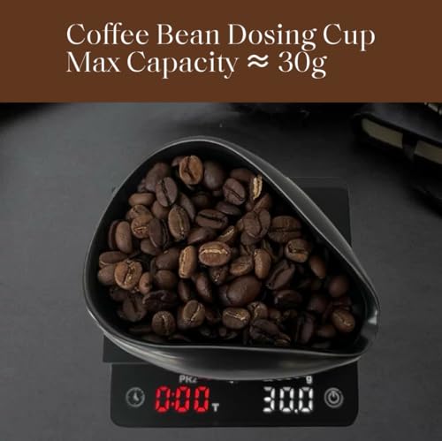 Coffee Bean Dosing Cup and RDT Spray Bottle Set (Black Set)