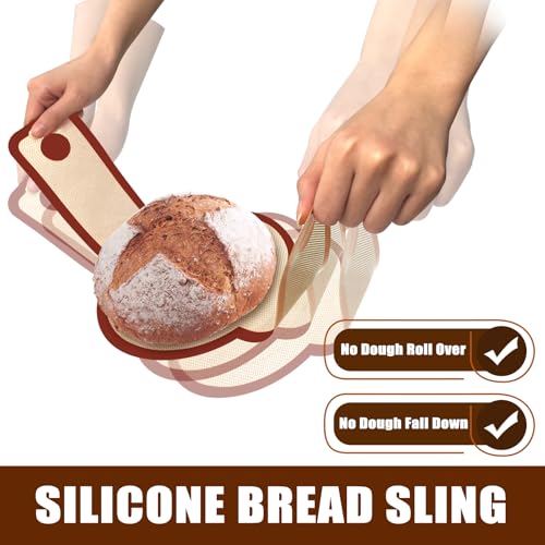 Silicone Bread Sling (Red / 2 Pieces (Round))