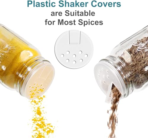 30 Pack 4oz Glass Mason Spice Jars (clear)