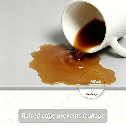 Silicone Coffee Mat 24"x16" (grey)