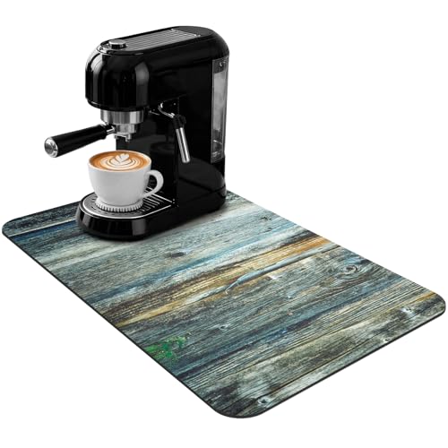 Small Coffee Mat 19x12 Inch (Wood Grain Panel / 19" x 12")