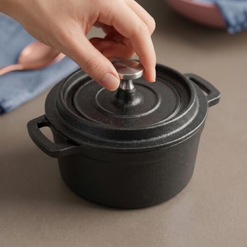 Mini Cocotte 16 oz Pre (2 Set-Pre Seasoned / 16 oz-2 Set)
