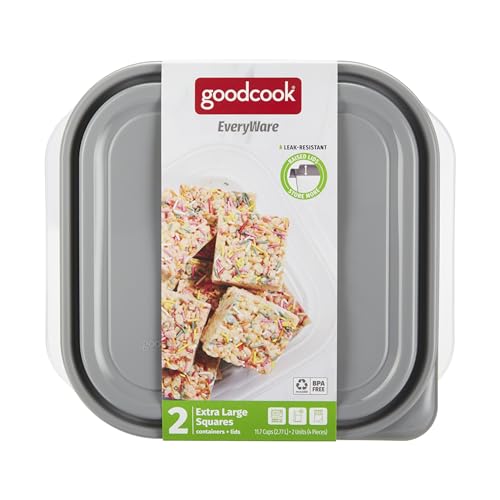 EveryWare Extra Large Square Food Storage Container (Extra Large 2 pack / Square, 2 Pack)