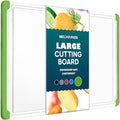 Large Plastic Cutting Board for Kitchen (Green)