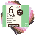 Flexible Plastic Cutting Board Mats for Kitchen (Pastel)