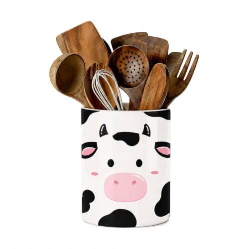 Cute Cow Utensil Holder