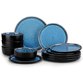 PLAYA Plates and Bowls Sets (Sky Blue / 12 Pcs (Service for 4))
