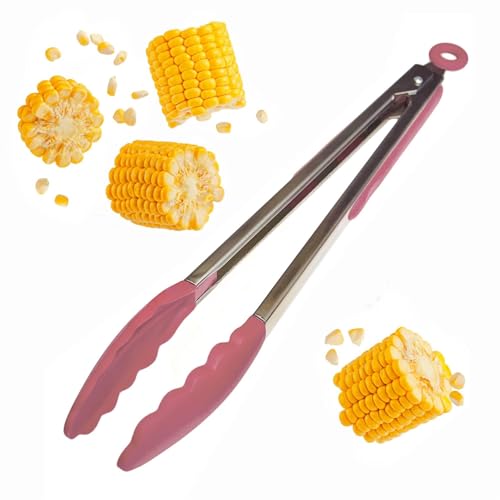 Starpack Get a Grip Silicone Kitchen Tongs (12" Single / Earthy Pink)