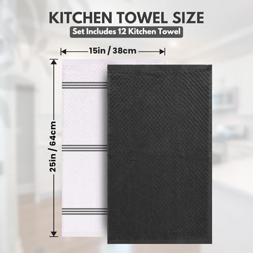 Kitchen Towels (Grey / 15 x 25)
