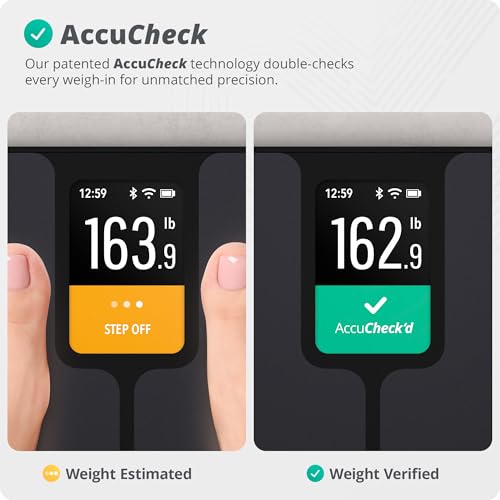 Smart Scale Body Fat (Black Smart Scale)