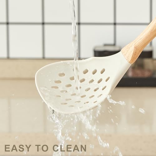 Kitchen Utensils Set (Cream White-7Max)