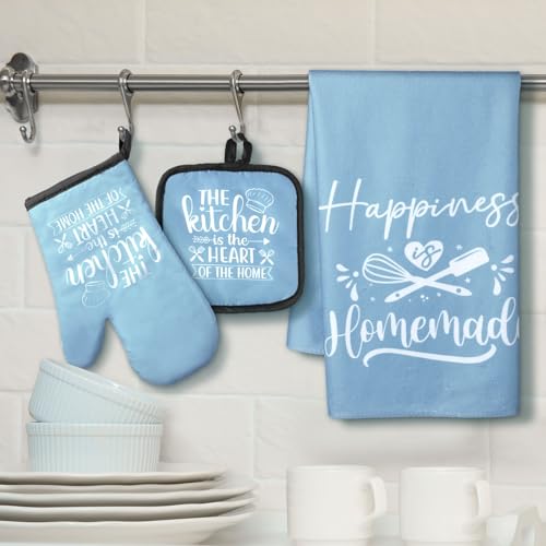 6 Pcs Kitchen Decor Accessories Set (Light Blue / Kitchen)