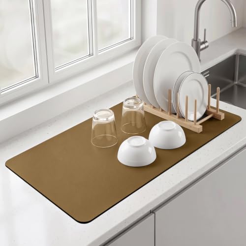 31.5x17 Inch Coffee Mat (Brown / 31.5" x 17")