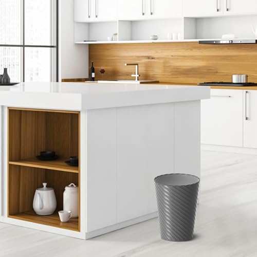 Bathroom Trash Can 3 Pack (Grey- 3 Pack)