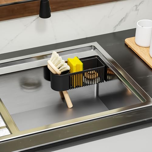 Inside Sink Sponge Holder (Black)