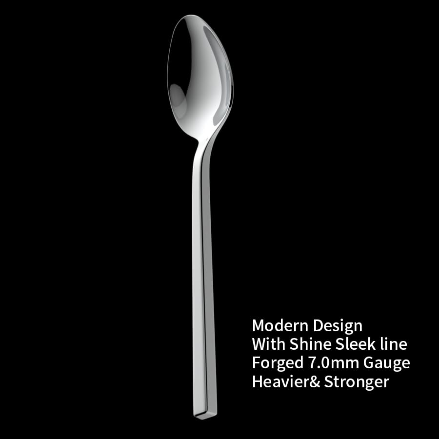 Cube 20 Piece Forged Flatware Set (Silver / 20 pieces for 4)