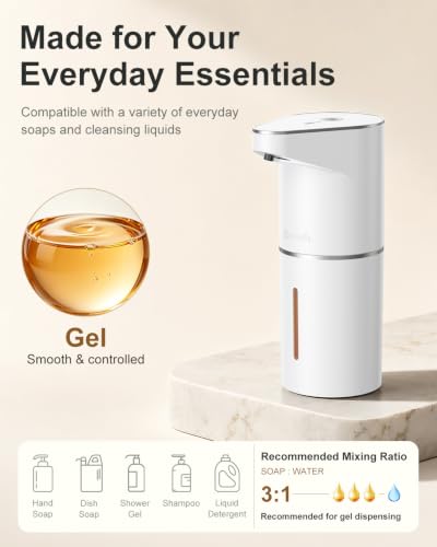 Automatic Liquid Soap Dispenser (White / Gel)