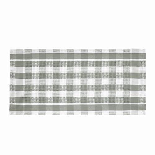 100% Cotton Kitchen Dish Cloths (13"x28" - 4 Pack / 02: Grey)