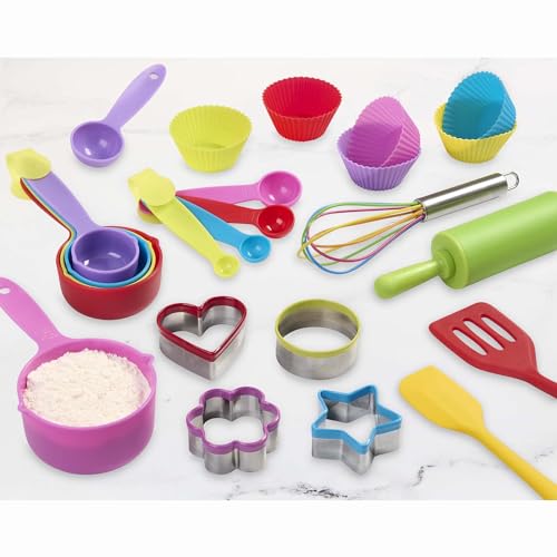 Mrs. Anderson’s Baking Kids Baking Set (Children's 24-Piece Baking Set)