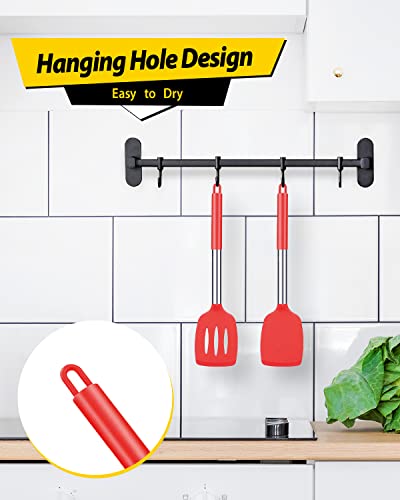 Pack of 2 Silicone Solid Turner (Red)