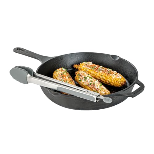 Met Lux 12 Inch Kitchen Tong (12" / Gray)