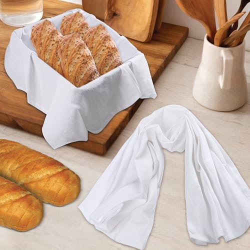 Kitchen Towels Cotton Dish Towels 27”x27” (27" x 27" (Set of 4) / 006 White)