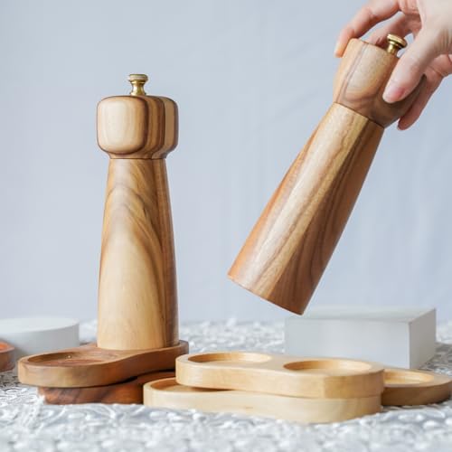 Salt Mill Salt or Pepper Grinder with Adjustable Ceramic Grinding Core (Salt Mill)