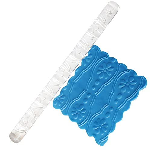 Acrylic Rolling Pin with 28 Patterns (51021 printing)