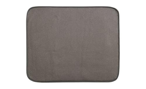 iDry Large Kitchen Countertop Dish Drying Mat (Mocha / Medium)
