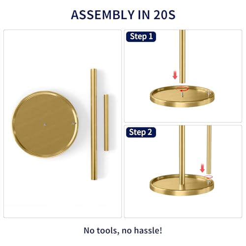 Paper Towel Holder Countertop (Gold)