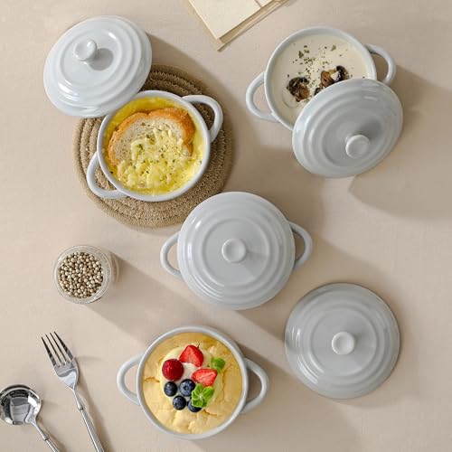 Mini Cocotte Set of 4 (Khaki Grey)