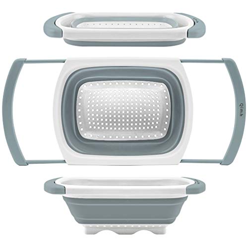 Collapsible Colander (Grey&White)