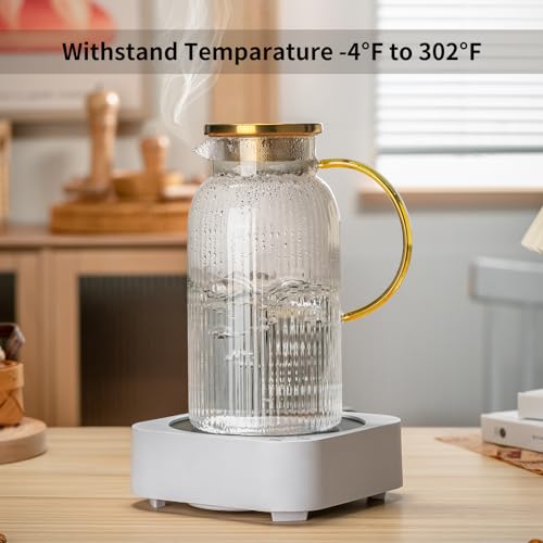 Glass Pitcher with Lid (Clear / 2.5L-1 PACK)
