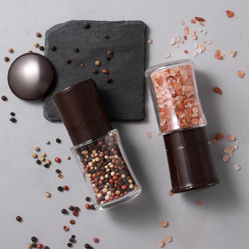 Salt and Pepper Grinder Set Brown (Brown / small)