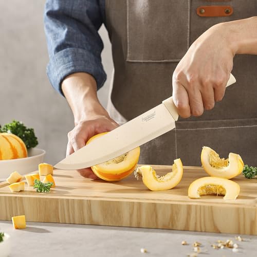 Stainless Steel Knife Set (Beige)