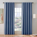 Blackout Curtains 84 inch Length 2 Panels Set (Blue Haze / 42"W x 84"L (Pack of 2))