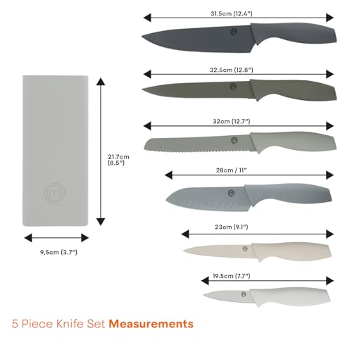 MasterChef Knife Set with Block (Knives with Block / Earth)