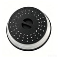 8 IN Small Collapsible Microwave Splatter Cover (Black / 8 IN)