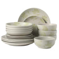Admiral Hall Plates and Bowls Set (Service for 4 (16pcs) / Green (Admiral Hall))