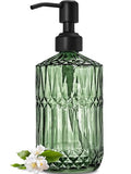 18 Oz Green Soap Dispenser with Black Rust Proof Pump (Green-black Pump / 1Pack)