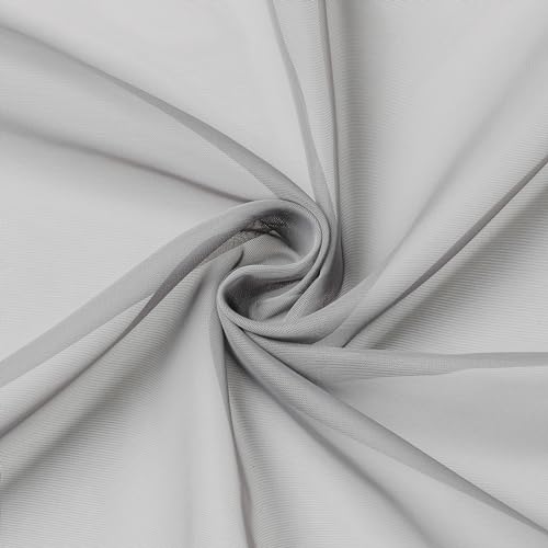 Cream Sheer Curtains 63 Inch Long 2 Panels (Cream / 59"W x 63"L (Pack of 2))