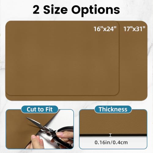 31.5x17 Inch Coffee Mat (Brown / 31.5" x 17")