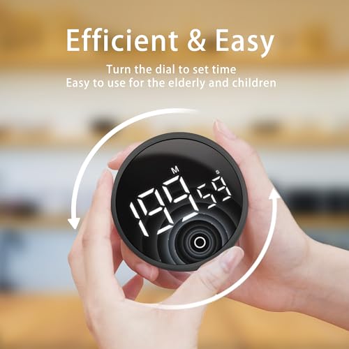 Digital Kitchen Timers (Black)